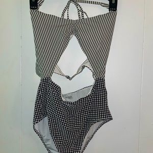 Aerie Halter Cutout One Piece